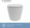 Унитаз подвесной Aqueduto Ovo Plus OVOT0220 безободковый, сиденье микролифт, белый матовый фото 5