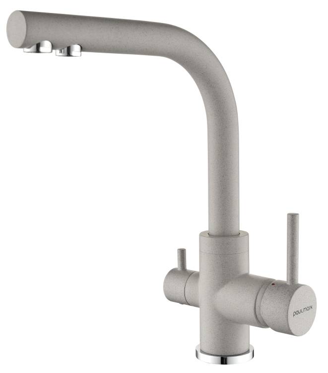 Смеситель для кухни Paulmark Essen Es213011-GR серый