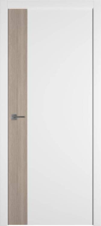 Межкомнатная дверь Владимирская Фабрика Дверей Urban V Emalex Ice вставка Red oak 600x2000