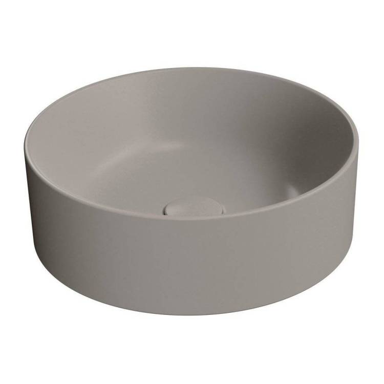 Раковина GSI Kube X 942605 40 см, серо-бежевая матовая