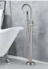 Смеситель для ванны Boch Mann Braies Brush Nickel BM8922, напольный никель фото 3