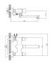 Смеситель для ванны Orange Lotos M32-211CR,хром фото 3
