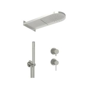 Душевая система Remer X-Style Inox SSX93PS02MMCA нержавеющая сталь