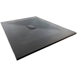 Душевой поддон Wasserkraft Elbe 74T37 черный, 140x100