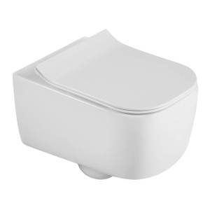 Подвесной унитаз Black&White W-730 730W00 Безободковый Белый