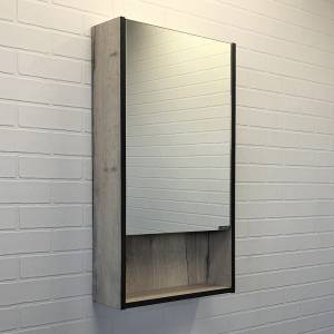 Зеркало-шкаф Comforty Вена 45 дуб дымчатый