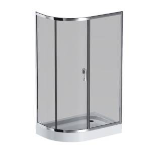 Душевой уголок Am.Pm Like W83UG-302U120CG профиль хром глянцевый, стекло тонированное, 120x80