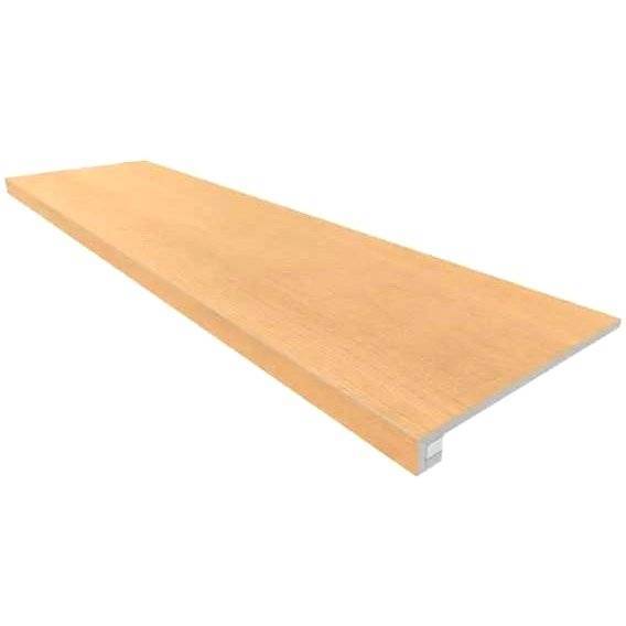 Ступень Estima Classic Wood 69399 Set/Steptrade/CW04_NR/33x120/S1/Stripe/CW04_NR/14,5x120 неполированная с бортиком 33x120 + Подступенок 14.5x120