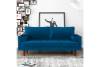 Диван Bradex Home Scott FR 0479 синий, трехместный фото 11