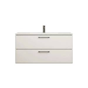 Тумба с раковиной Uperwood Foster New KFosterNEW100w подвесная, белая, 100 см