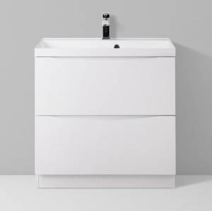 Тумба с раковиной BelBagno Marino 60 bianco lucido, напольная