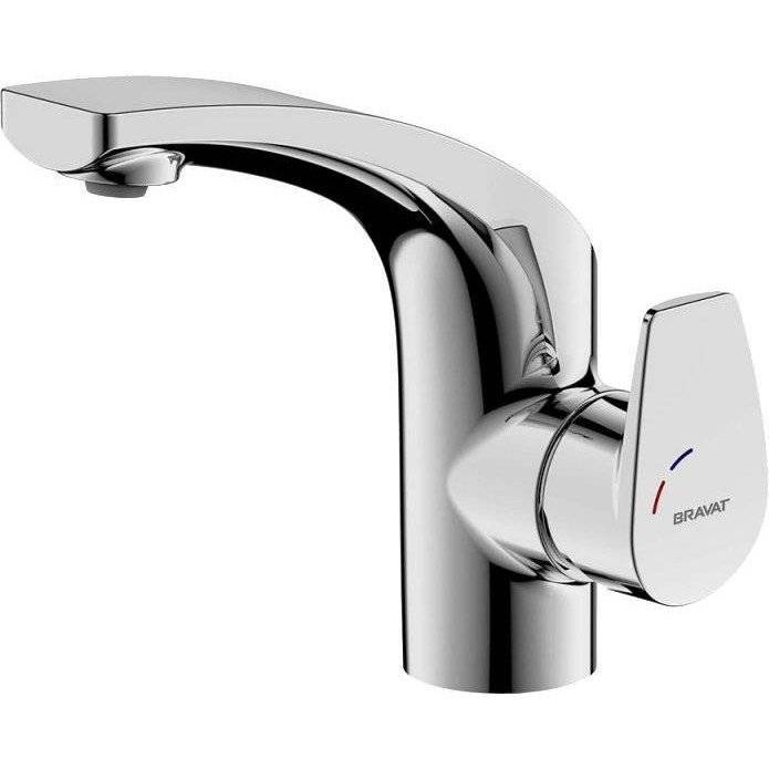 Смеситель для раковины Bravat Nizza F1353387CP-RUS с донным клапаном