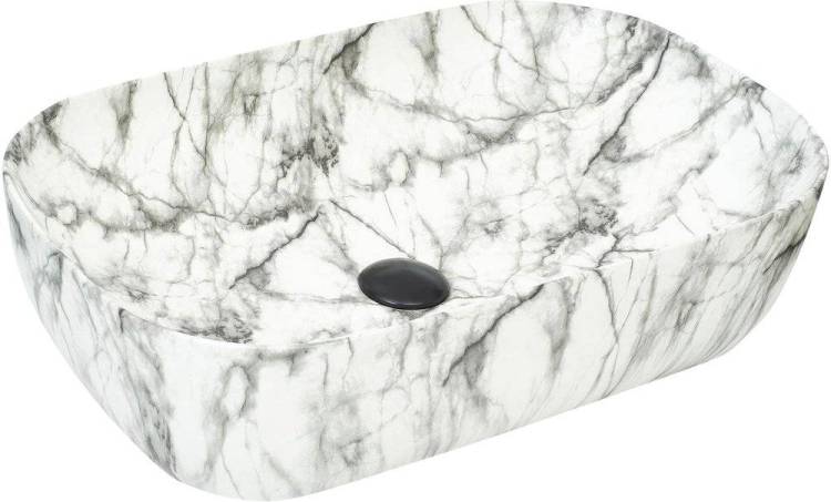 Раковина Weltwasser WW Elbach 2143P M805 белая, под мрамор