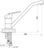 Смеситель для кухни GPD Adrio MEB120 фото 2