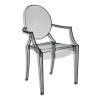 Стул Bradex Home Louis Ghost FR 0037 прозрачный серый
