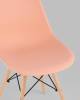 Стул Stool Group Eames Style DSW Y801-V SEAT peach 70032 DUAL персиковый фото 3