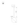 Трековый светодиодный светильник Arlight LGD-Emisfero-Track-Hang-2TR-R150-11W Warm3000 035944 фото 2