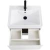 Тумба с раковиной Belbagno Albano ALBANO-600-2C-PIA-BL 60x45x81 Bianco Lucido напольная с двумя выкатными ящиками фото 3