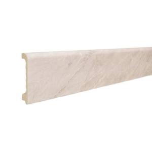 Напольный плинтус ТД Меридиан P2-136 гладкий 2400x80x15
