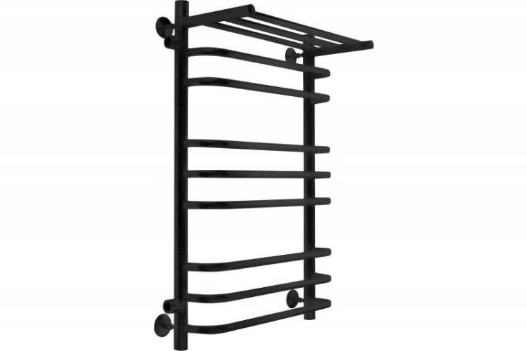Полотенцесушитель водяной Indigo Brace LBCW80-50PBRL-б/п-60 80x55.7 Черный