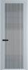 Межкомнатная дверь Profil Doors 3 AGP цвет профиля Серебро, стекло безопасное 6 мм мору тонированное 600x2000
