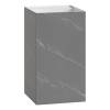 Раковина Armadi Art Cube 802-GR напольная, Grey base, white veins, 48x48 см