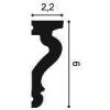 Плинтус Orac Decor Axxent DX174-2300 230x2.2x6 фото 2