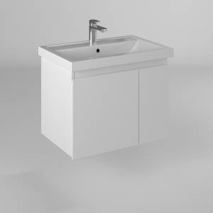 Тумба под раковину Briz Бьелла 364 03-18070-06 00 БЕЛ, белый глянцевый, 70x44