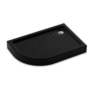 Душевой поддон Veconi Tezeo Acrylic TZ-55RB 120x80x15 черный