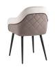Стул Stool Group Новел New LV-110-H09/H18-02-01(P) светло-серый с темно-серой спинкой фото 5