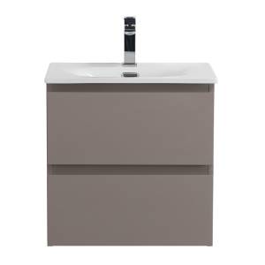 Тумба с раковиной BelBagno Kraft 39 50 Бежевый матовый, раковина BB-8099-3-50