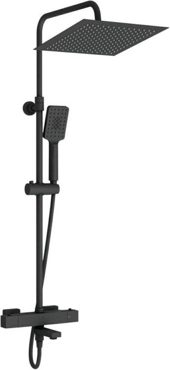 Душевая стойка Wasserkraft Thermo A29901 черная матовая