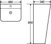 Раковина Weltwasser WW Gelbach 007S GL-WT белая глянцевая фото 4