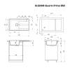 Мойка кухонная Ulgran Quartz Prima 850-06 трюфель фото 3