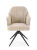 Стул кухонный Halmar K570 V-CH-K/570-KR-BEZOWY бежевый/черный фото 6
