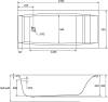 Акриловая ванна Cersanit Virgo WP-VIRGO*170-W 170x75 ультра белая фото 6