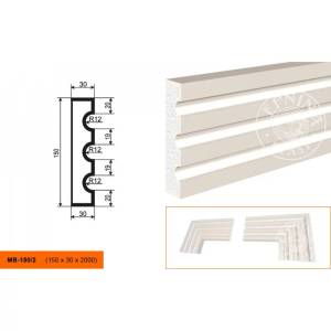 Молдинг LepninaPlast МВ-150/2 200x3x15