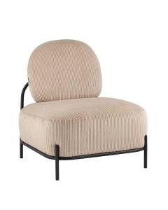 Кресло Stool Group Стоун vd-stone-cl-cream бежевый, велюр рельефный