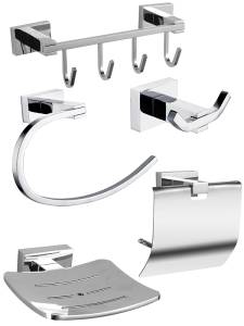Набор аксессуаров для ванной Bath Plus Bruklin BR-SET-02 хром