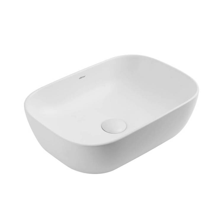 Раковина Abber Rechteck AC2200MW 45 см, белая матовая