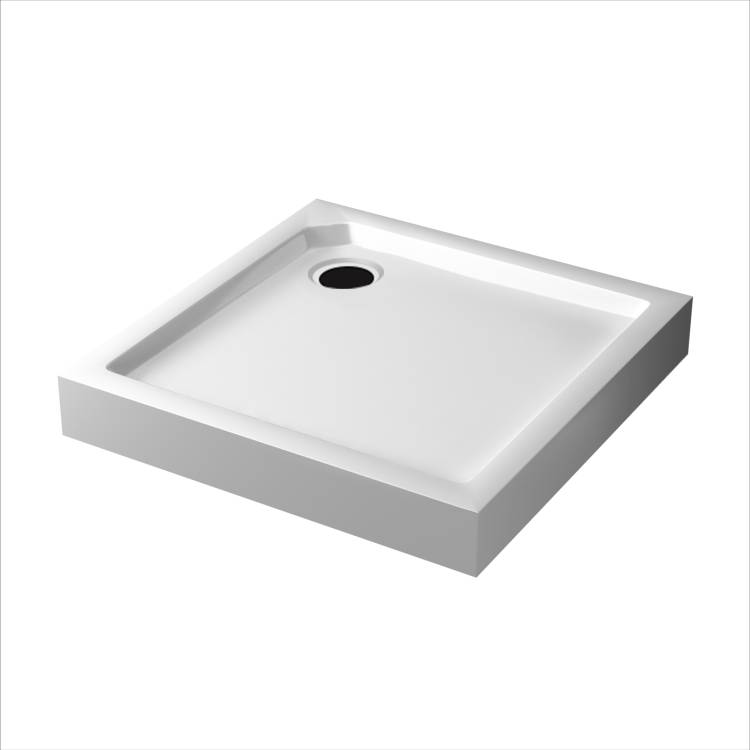 Поддон для душа RGW SMC SMC-C 12350188-0101 белый, с сифоном, 80x80x14