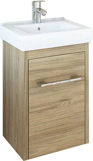 Тумба под раковину Sanflor Ларго С0000002329 подвесная, вяз швейцарский, 40 см