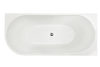 Акриловая ванна Royal Bath Nero RB710300R-GR правая, белая, 150x75