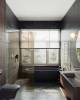 Душевая перегородка MaybahGlass MGD-262-4 79x195, стекло бронза 8 мм, профиль хром глянцевый фото 2