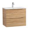Тумба с раковиной BelBagno MARINO-CER-MINI 60 подвесная, Rovere Bianco фото 2