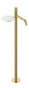 Смеситель для раковины Boheme Stick 120-GG.3 напольный, Gold Linea