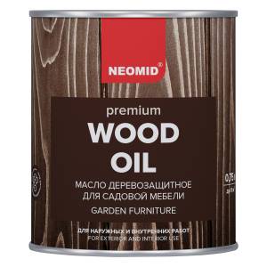 Масло деревозащитное для садовой мебели Neomid Premium синий сапфир 0.75 л