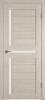 Межкомнатная дверь Владимирская Фабрика Дверей Atum 16 Cappuccino стекло White Cloud 800x2000