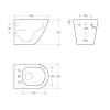 Унитаз подвесной BelBagno Sfera-R BB046CHR/SC безободковый, с сиденьем микролифт, белый фото 7