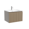Тумба под раковину Sancos Code CD60GB подвесная, 59x45.3x40, Серо - бежевый
